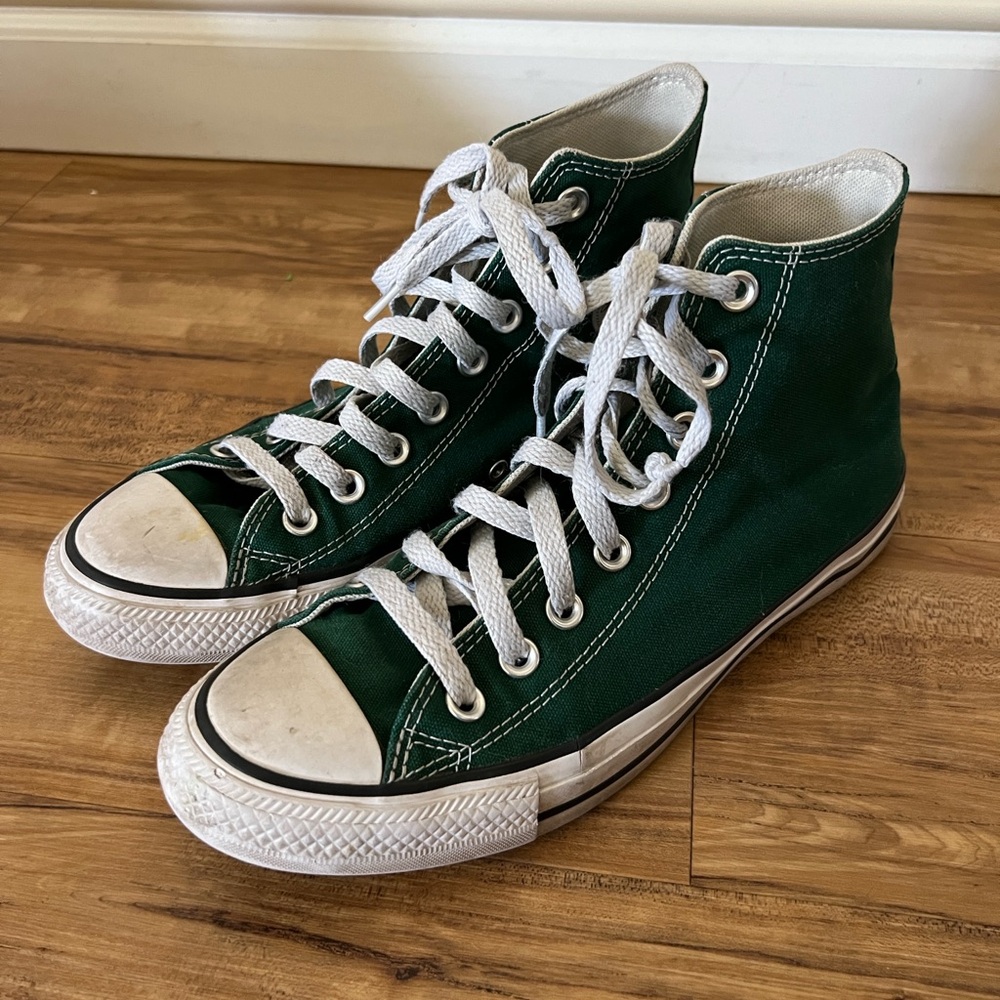 Women’s Converse High Tops - Jade/ Dark Green